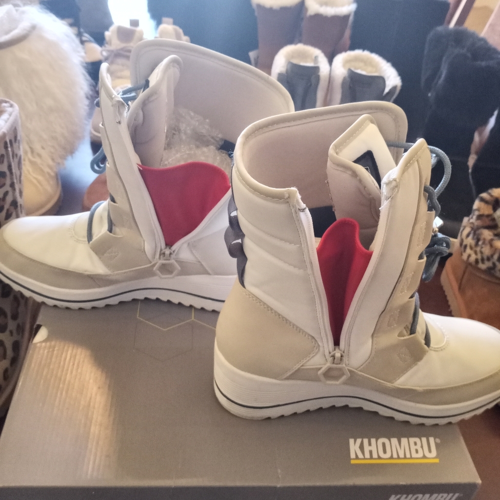 White Combat Boot - Picture 3 of 5